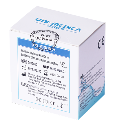 Multiplex Real time PCR Kit for SARS-CoV-2 Influenza A Influenza B RSV